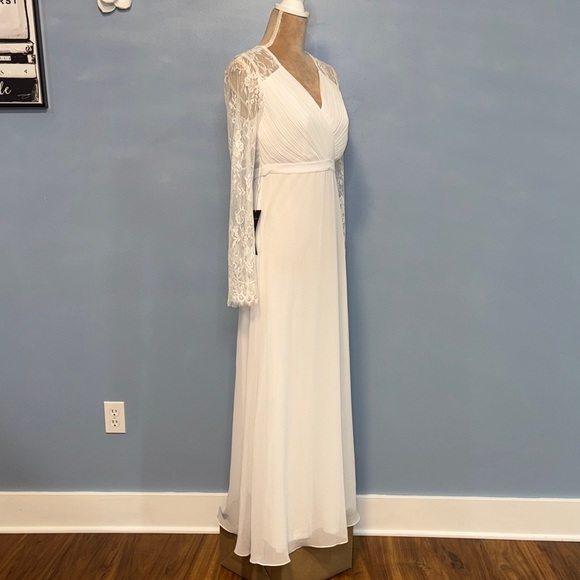 Ever Pretty Elegant White Wedding Dress Size 4 - Picture 5 of 12